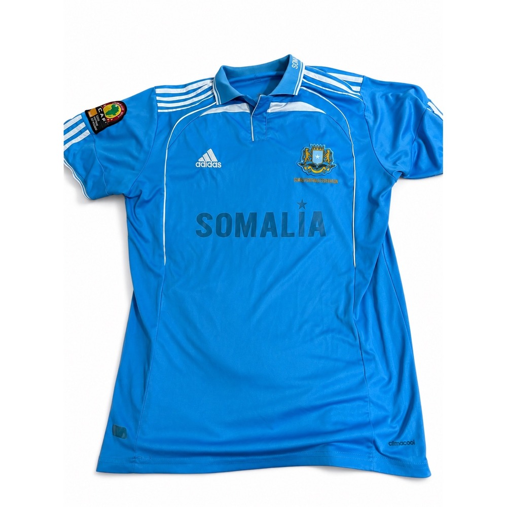 Adidas Somalia National Team Football Jersey 2017 CAF Blue Climacool Mens XL*